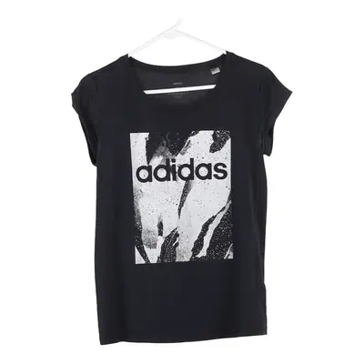 Adidas T-Shirt - Small Black Cotton
