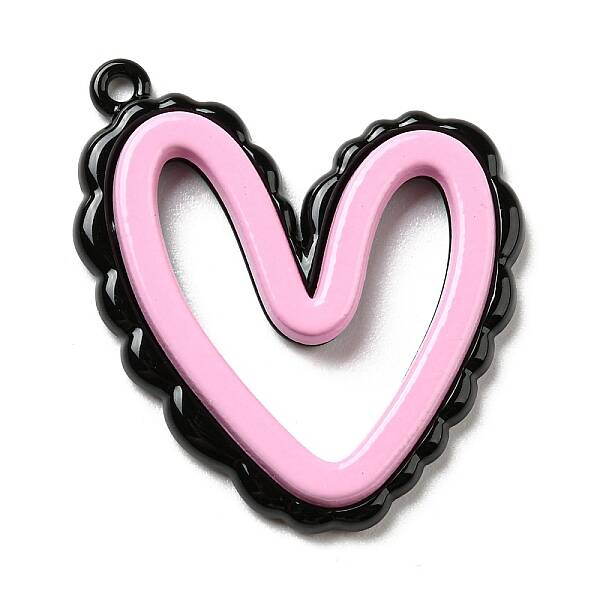Spray Painted Alloy Pendants