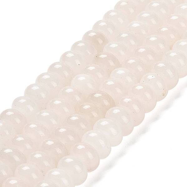 Natural White Jade Beads Strands