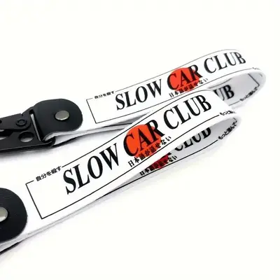 Letter Design Car Keychain for Summer, Anti-lost Wristband Keychain, Universal Portable Car Keychain for Men & Women, Auto K...