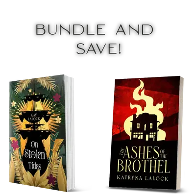 THE WLW BUNDLE The Ashes of the Brothel + On Stolen Tides paperback signed with swag