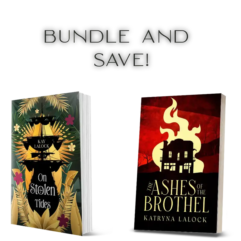 THE WLW BUNDLE The Ashes of the Brothel + On Stolen Tides paperback signed with swag