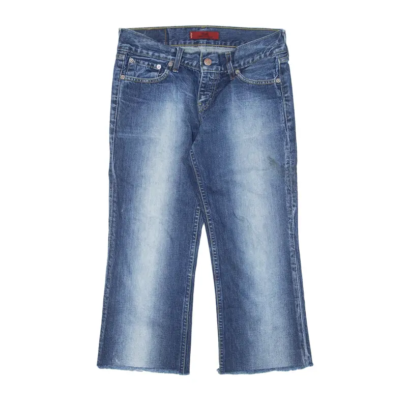 LEVI'S Eve Jeans Blue Denim Regular Straight Stone Wash Womens W28 L22