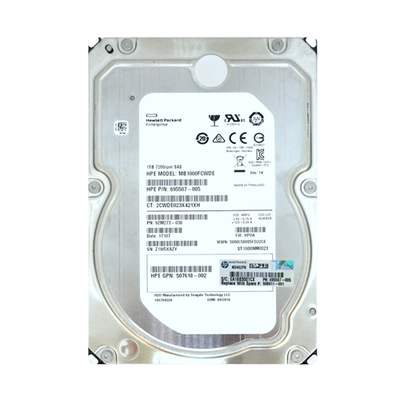 695507-005 HP 1TB 6Gb/s SAS 7200 3.5-Inch Hard Drive