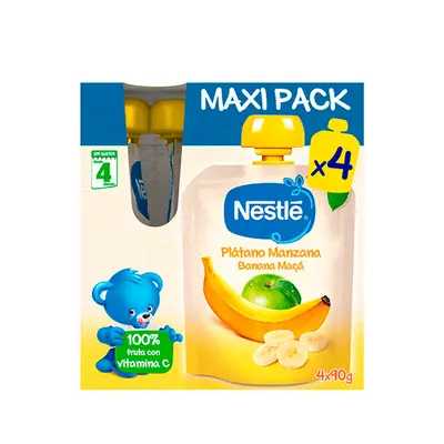 Nestlé Apple and banana sachet 4x 90 g
