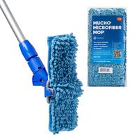 Baseboard Pro Mucho Mop - Baseboard Cleaner Tool with Handle - Clean Base Boards Easily | Microfiber | Professional Quality |...