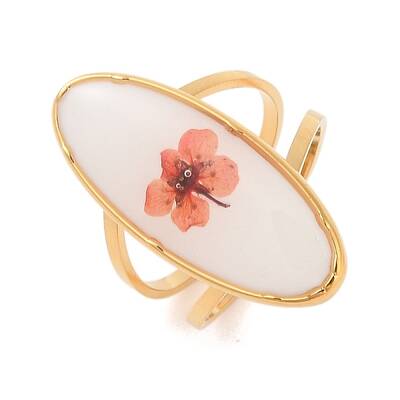 Oval Ion Plating(IP) 304 Stainless Steel Open Cuff Rings for Women