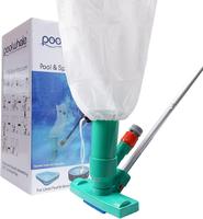 Portable Pool Vacuum Jet Underwater Cleaner W/Brush,Bag,6 Section Pole of 56.5\