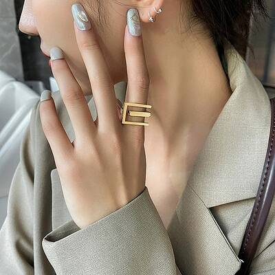 304 Stainless Steel Finger Rings for Women