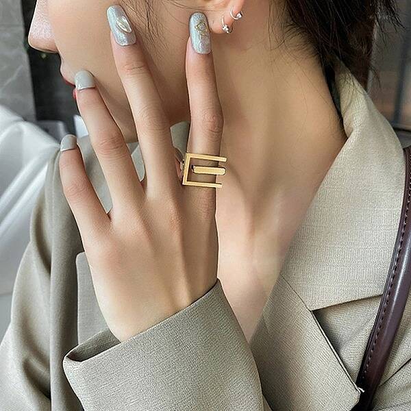 304 Stainless Steel Finger Rings for Women