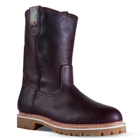 Men's Work Boots Goodyear Welt Construction Oiled Leather Versatile Durable Comfort Oil Resistant