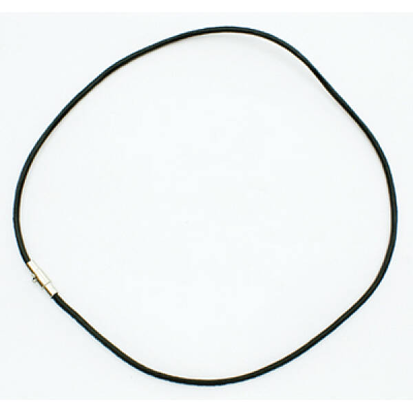 Leather Necklace Cord with Brass Clasp