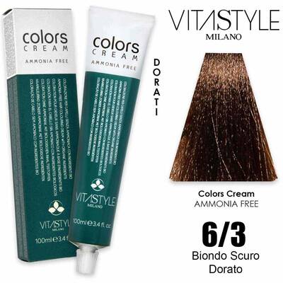 Vitastyle Colors Crema Senza Ammoniaca 100 Ml 6.3