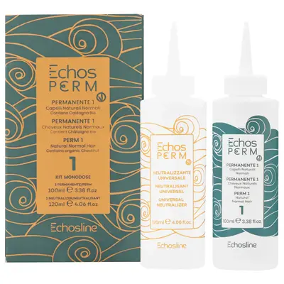 Echosline Echos Perm P1 - Permanent set for natural hair 100ml+120ml