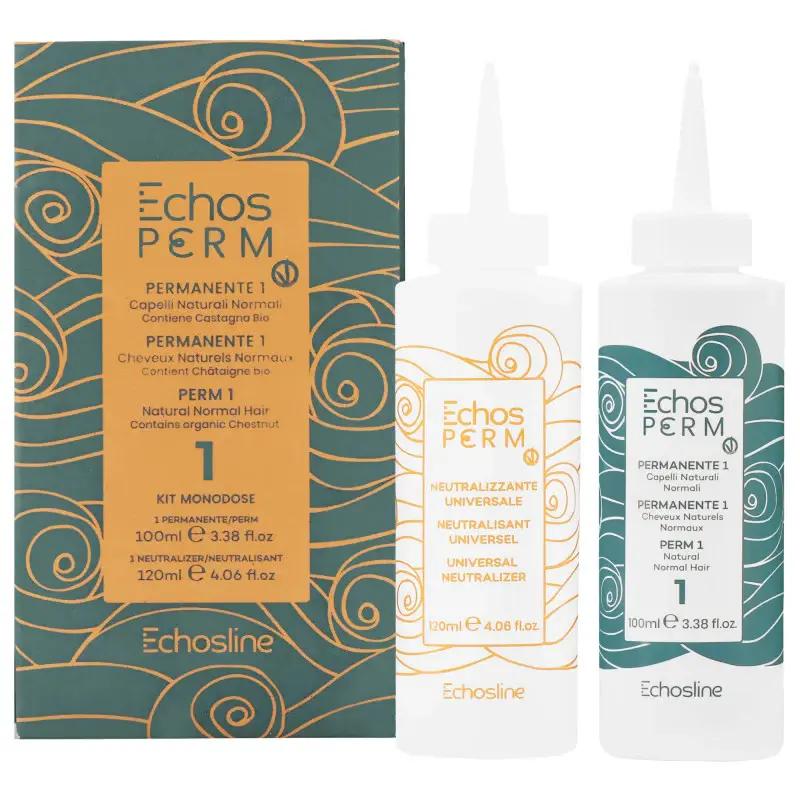 Echosline Echos Perm P1 - Permanent set for natural hair 100ml+120ml