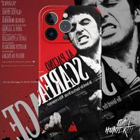 Scarface AI Pacino iPhone Case - Iconic Movie Design  Retro Style Scarface Film Case Creative Transparent TPU for iphone 16,1...