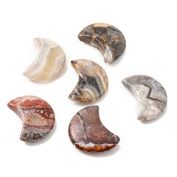 Natural Mexican Lace Agate Beads