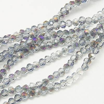 Electroplate Glass Beads Strands