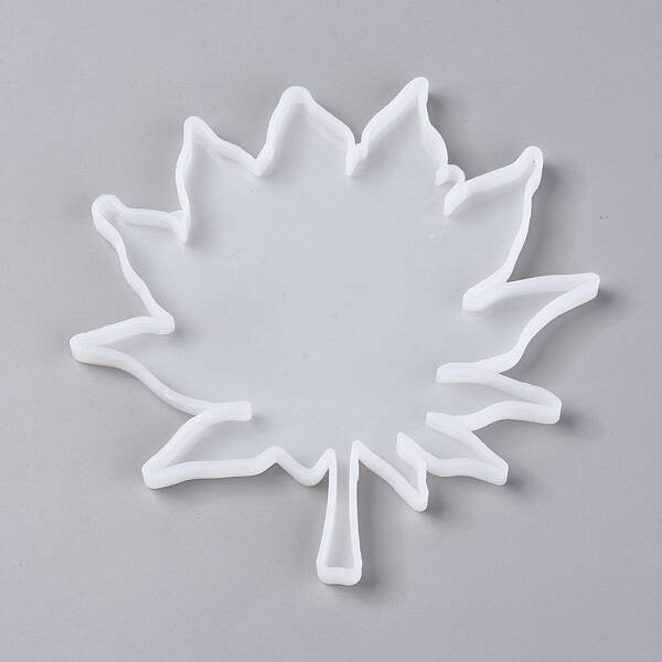 Autumn Theme DIY Maple Leaf Cup Pad Silicone Molds
