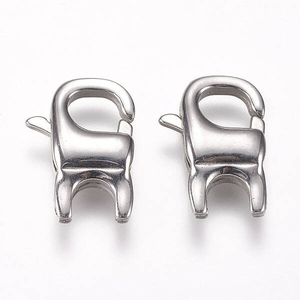 Tarnish Resistant 304 Stainless Steel Lobster Claw Clasps