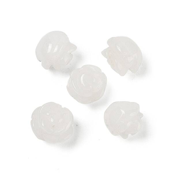Natural White Jade Beads