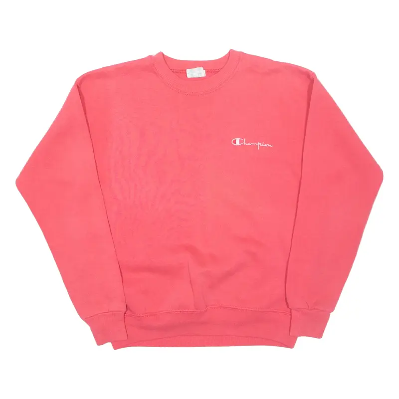 CHAMPION Womens Sweatshirt Pink L