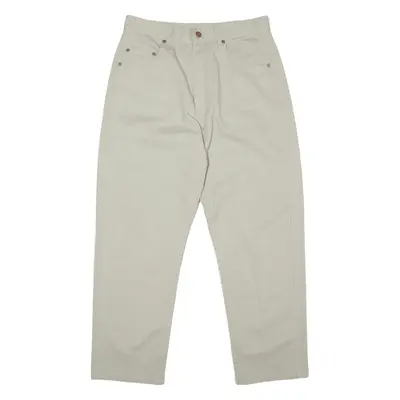 PEPE Trousers Beige Regular Straight Womens W30 L28