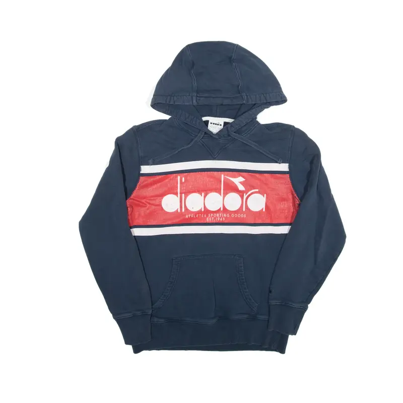 DIADORA Hoodie Blue Pullover Boys M
