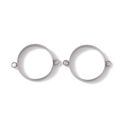 Non-Tarnish 201 Stainless Steel Connector Charms