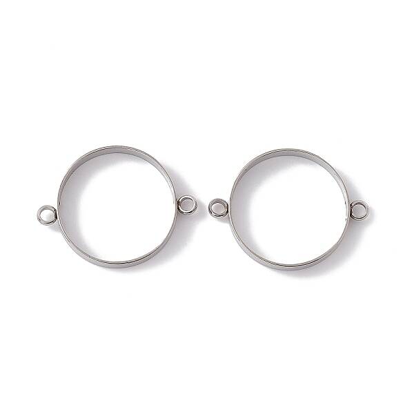 Non-Tarnish 201 Stainless Steel Connector Charms