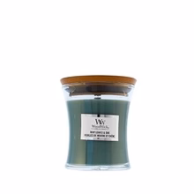 Woodwick Scented candle with mint leaves and oak jar - 85.0 g