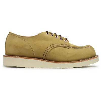 Red Wing Shop Moc Oxford Roughout Leather Men's Comfort Shoes - Hawthorne - Size:US 13 Men