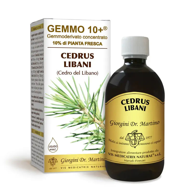 Dr Giorgini gemmo 10+ cedar of lebanon 500 ml non-alcoholic liquid