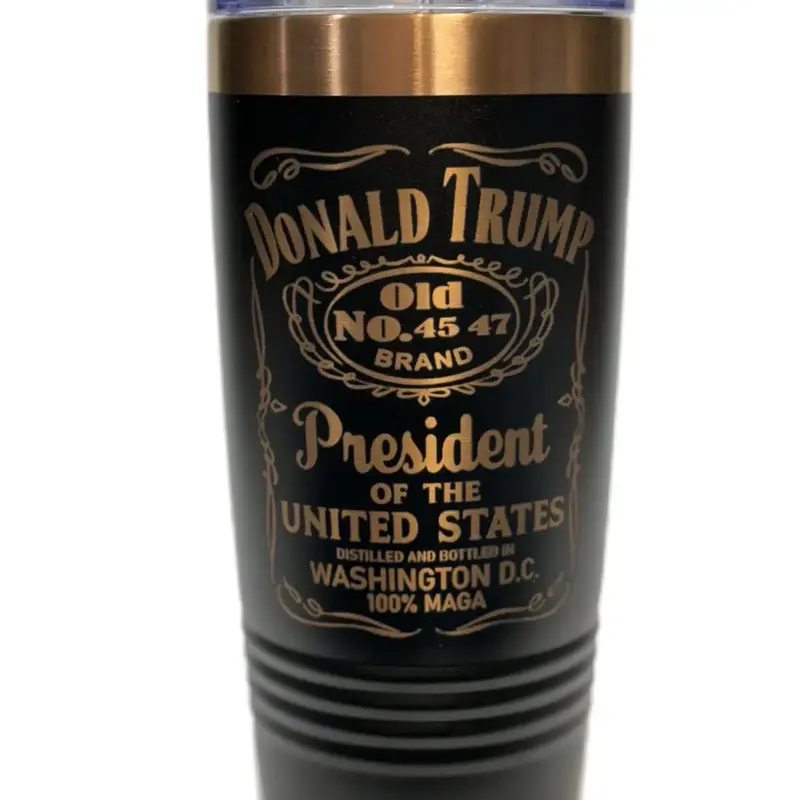 President Trump 20oz Tumbler - Laser Engraved Travel Mug / Tumbler with Lid Drinkware Flasks Bottled Water Bottles Bottles