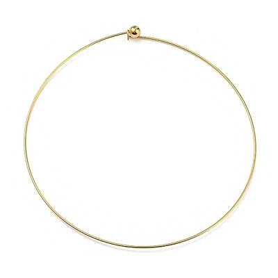 PVD Vacuum Plating 202 Stainless Steel Wire Choker Necklace