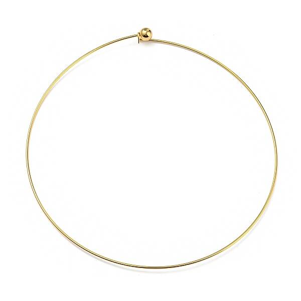 PVD Vacuum Plating 202 Stainless Steel Wire Choker Necklace