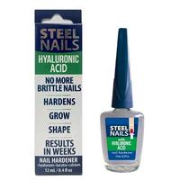 Steel Nail Hardener with Hyaluronic Acid Grow, Uñas de Acero, Nail care Daily Manicure base coat Nail Art Cosmetic Comfort T...