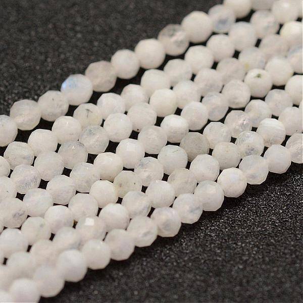 Natural Rainbow Moonstone Beads Strands