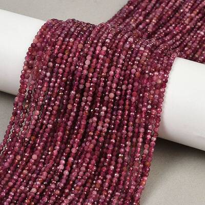 Natural Red Tourmaline Beads Strands