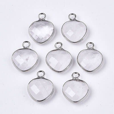 Natural Quartz Crystal Pendants