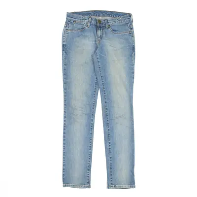 LEVI'S Blue Star Jeans Blue Denim Slim Straight Stone Wash Womens W28 L32