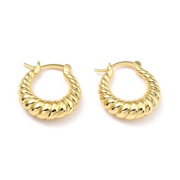 Brass Hoop Earrings