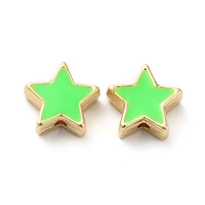 Rack Plating Alloy Enamel Beads