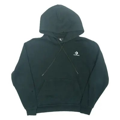 CONVERSE Womens Black Hoodie S