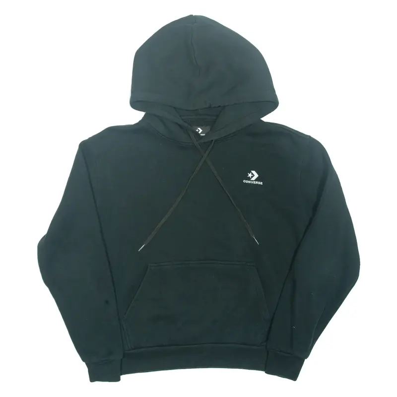 CONVERSE Womens Black Hoodie S