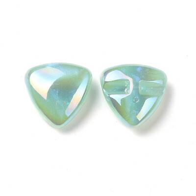 Rainbow Iridescent Plating Acrylic Beads