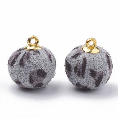 Handmade Cloth Fabric Covered Pendants