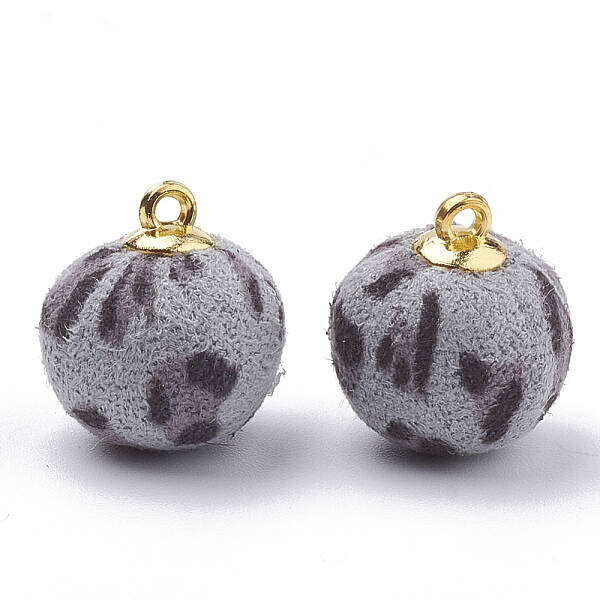Handmade Cloth Fabric Covered Pendants