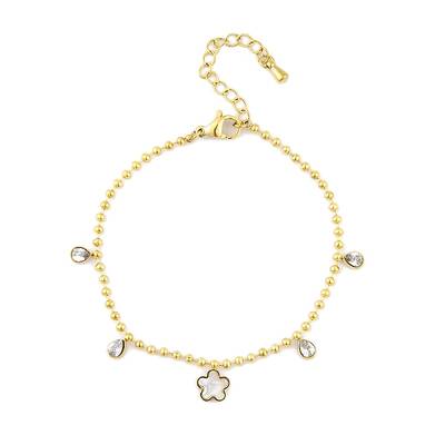 Ion Plating(IP) 304 Stainless Steel Chains Anklet