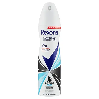 Rexona Spray Antitraspirante Advanced Protection Invisible Aqua 150 Ml